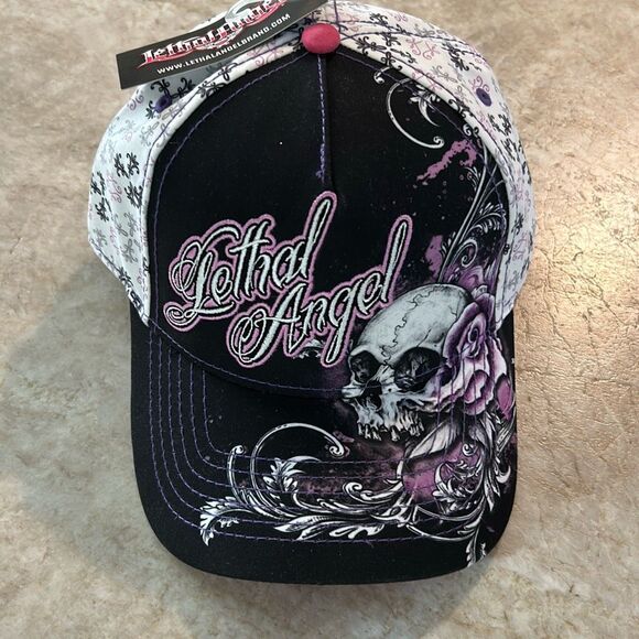 Lethal Angels Skull Hat NWT - Picture 1 of 6